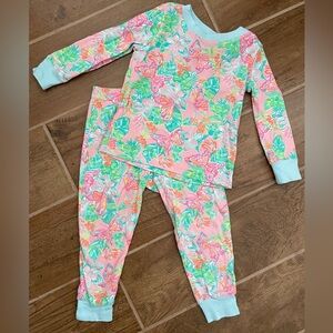 Lilly Pulitzer for Pottery Barn Kids 2T Girls Isle Be Back Pajama Set